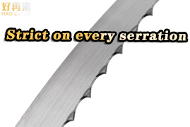 Strict on every serration