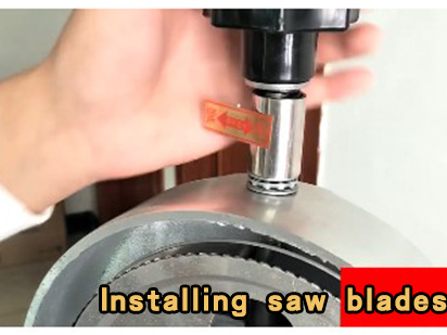 Band saw blade replacement