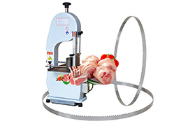 250 model high quality 1650 mm meat and bone fast cutting butcher band saw blade for machine Frozen food process meat Shop