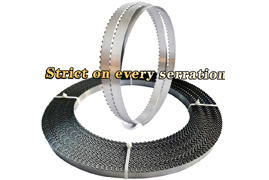 Knives and cutting saw blades used by the food industry meat and bone cutting butcher band saw blade Fast cutting band saw blade