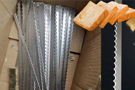 bread slicer Band knife blades for band saw blade Scalloped Teeth cutting Cardboard Cloth Foam Leather Rub bread