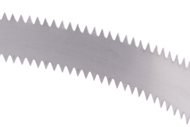 Custom triangle straight tooth cutting cheese aluminum foil flower mud foam rock wool pointed tooth double-sided tooth band saw blade