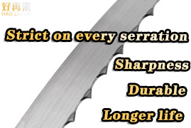 Baoding Qinghao Food Machinery QH260 1650 bone saw blade for cut hard bone frozen food fresh meat fish